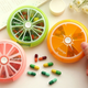 Fruit Pill Containers - 3 Pack
