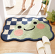 Adorable Happy Frog Bath Mat