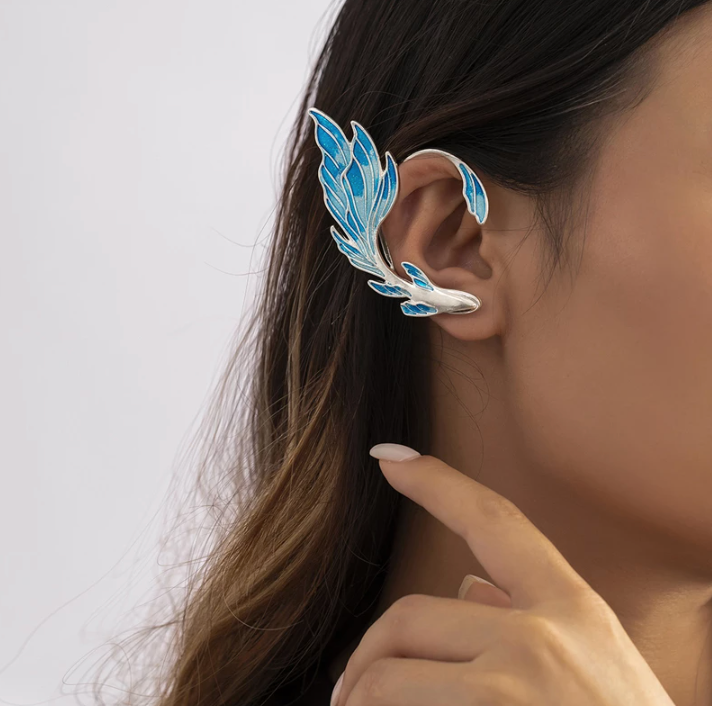 Betta Fish Ear cuffs Without Perforation