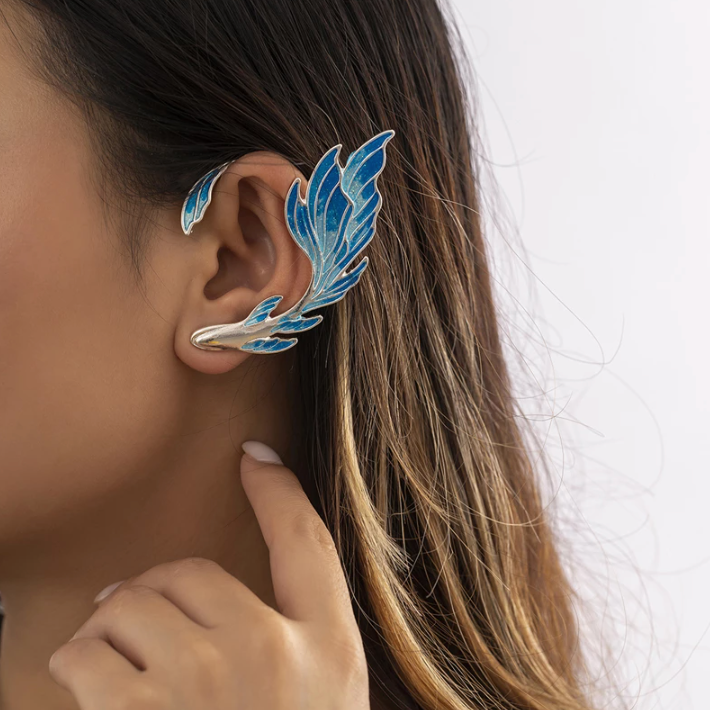 Betta Fish Ear cuffs Without Perforation