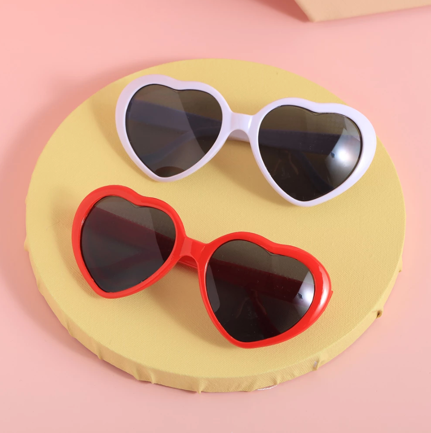 Heart Design Diffraction Sunglasses