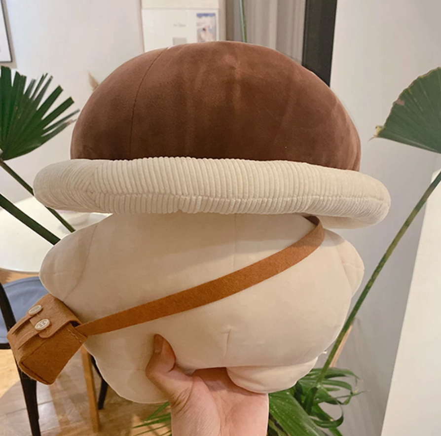Adorable Mushroom Plush With A Little Bag