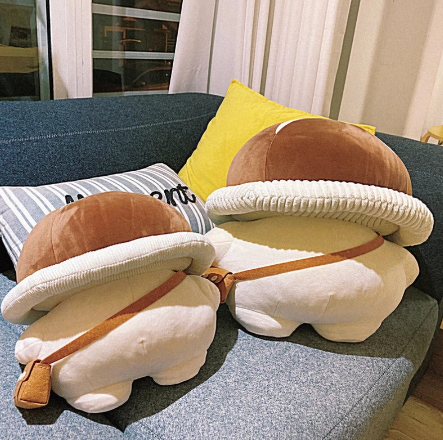 Adorable Mushroom Plush With A Little Bag