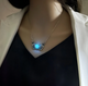 "Forever Love" Skull Hands Glow Necklace