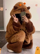 Capybara Robe and Slippers Pajamas