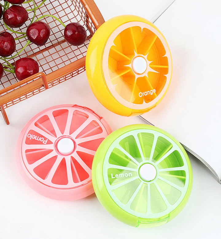 Fruit Pill Containers - 3 Pack