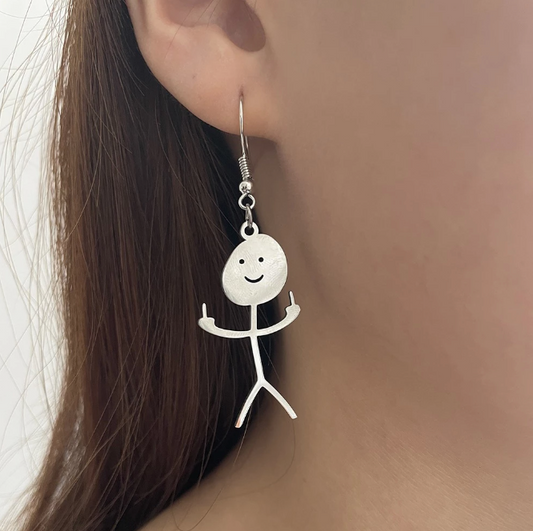 Funny F.ck You Earrings