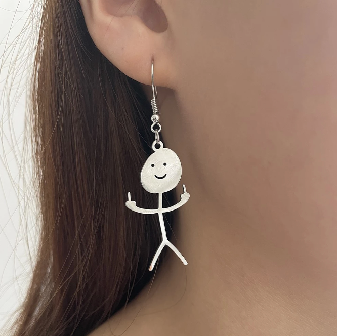 Funny F.ck You Earrings