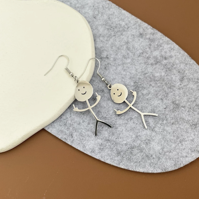 Funny F.ck You Earrings