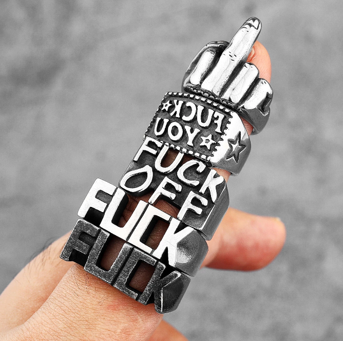 Funny F.ck You Rings