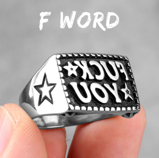 Funny F.ck You Rings