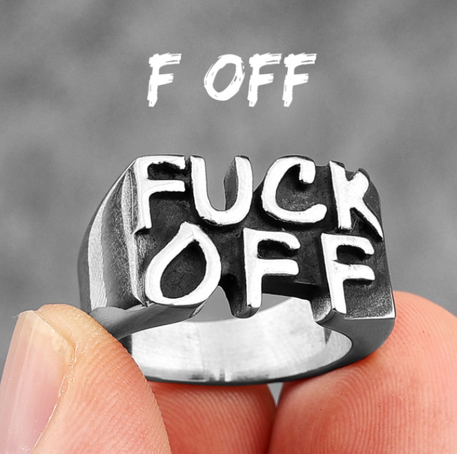 Funny F.ck You Rings