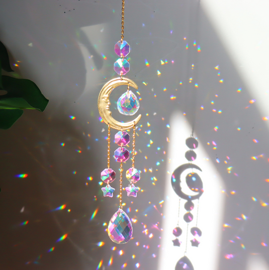Translation missing: en.Half Moon Hanging Crystal Prism | Suncatchers | 4 Styles