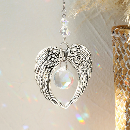 Translation missing: en.Angel Wings Hanging Crystal Prism | Suncatchers | 1 Style