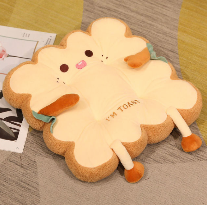 Cute Toast Cushion - 4 Styles