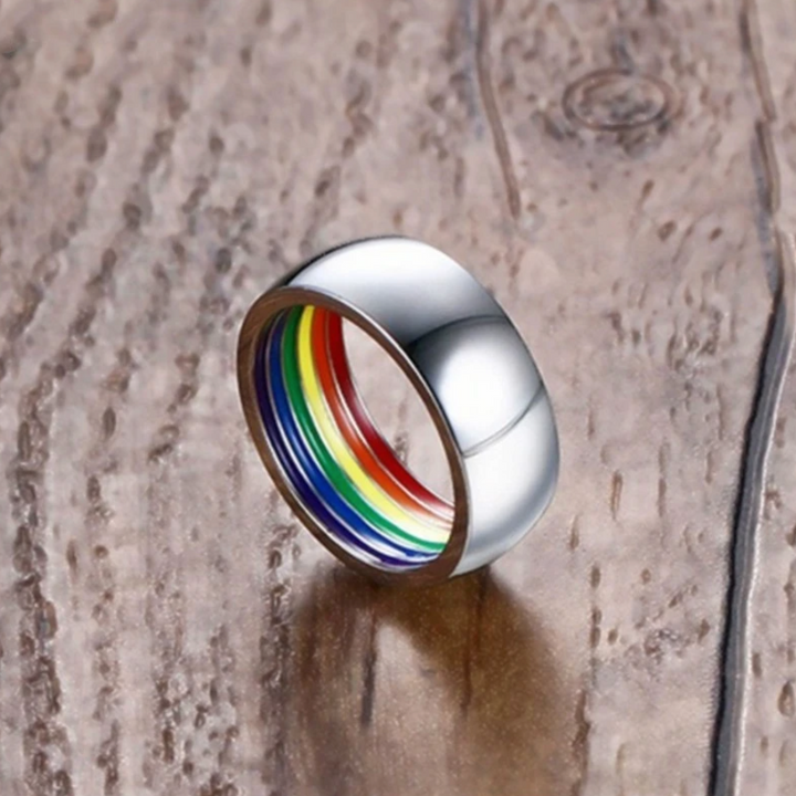 Rainbow flag Colorful ring