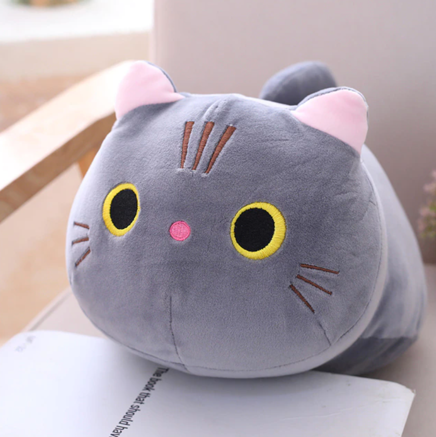 Adorable Cozy Cat Soft Plush - 4 Available Colors