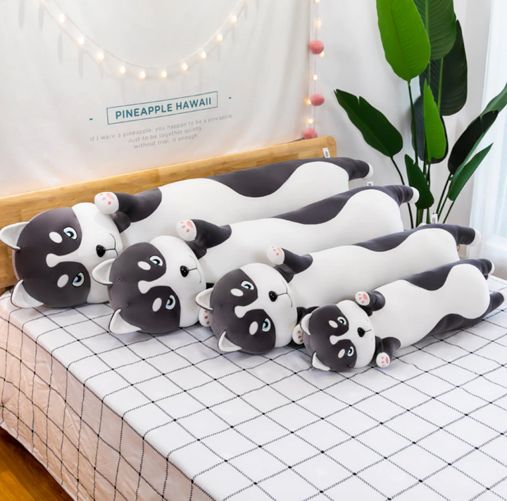 KAWAII CUTE HUSKY LONG PLUSH PILLOW