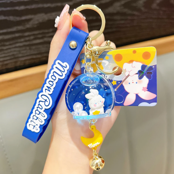 Adorable Galaxy Kawaii Bunnies Keychains