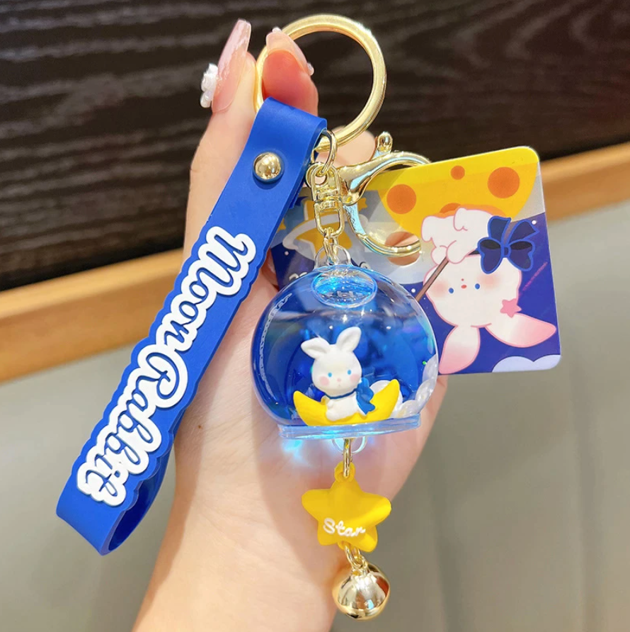 Adorable Galaxy Kawaii Bunnies Keychains