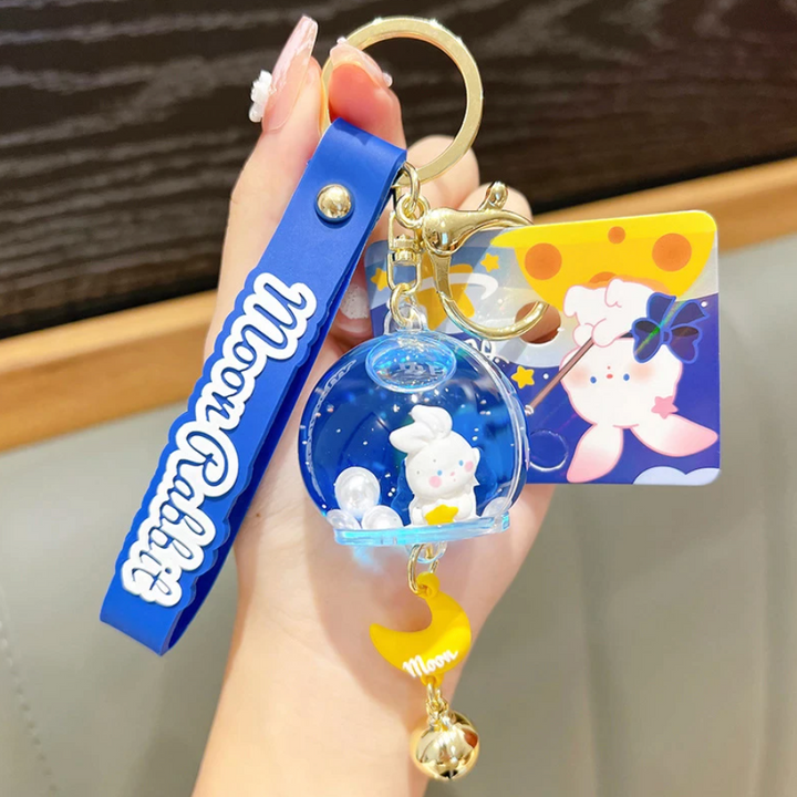 Adorable Galaxy Kawaii Bunnies Keychains
