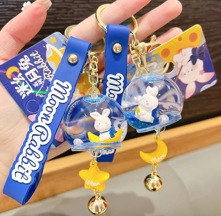 Adorable Galaxy Kawaii Bunnies Keychains