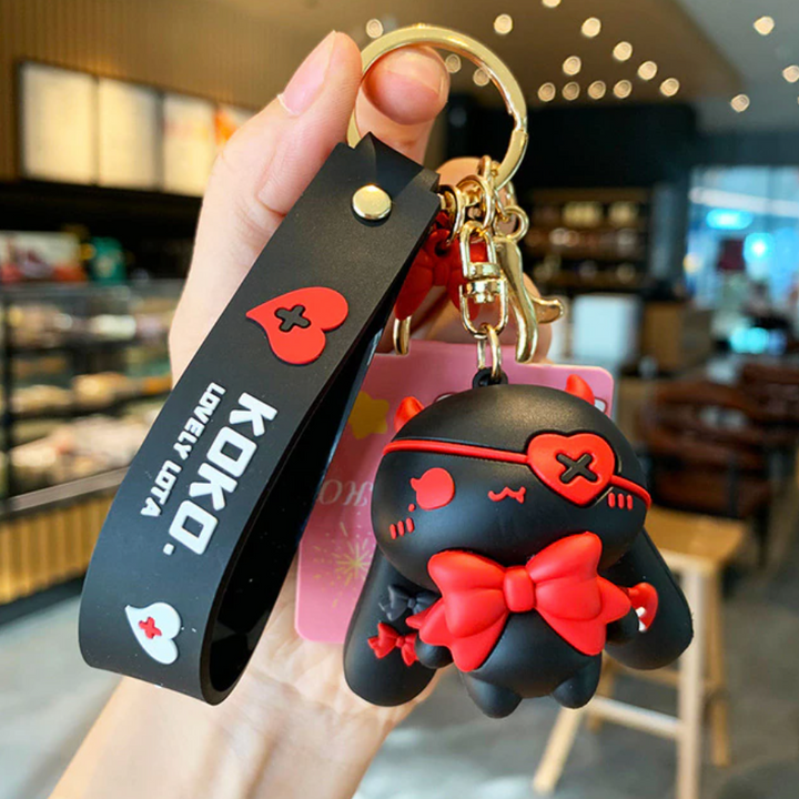 Adorable Kawaii Bunnies Keychains