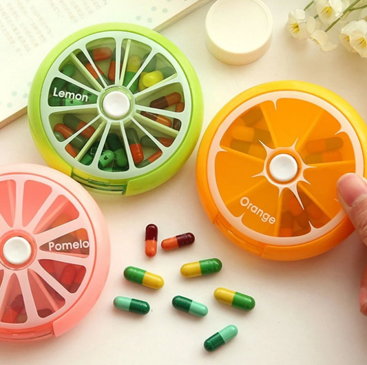 Fruit Pill Containers - 3 Pack