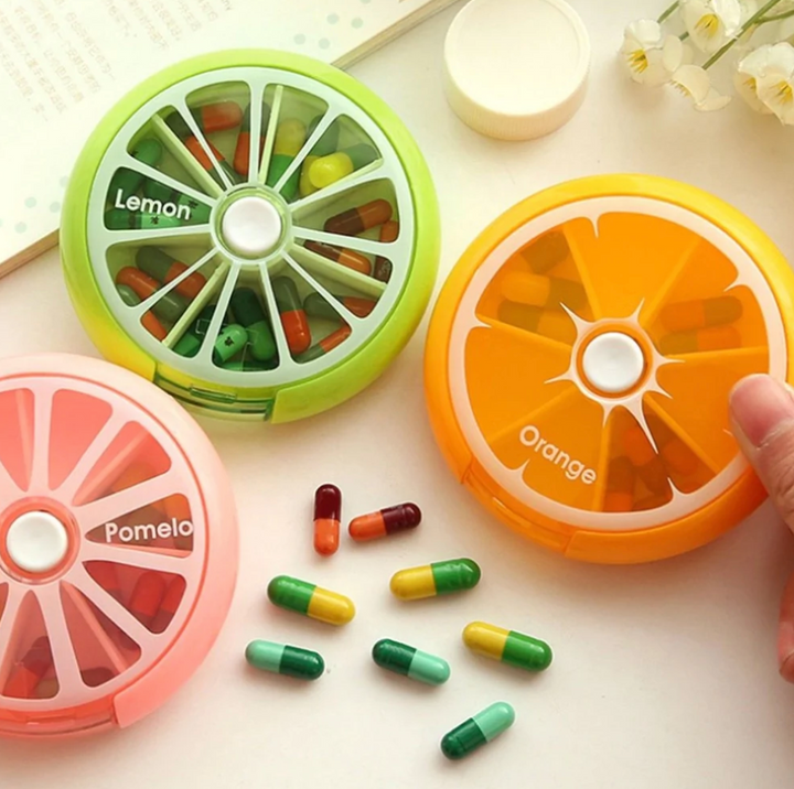 Fruit Pill Containers - 3 Pack