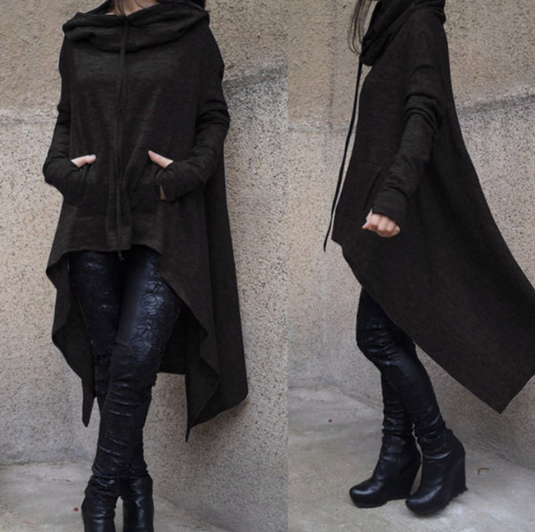 Translation missing: en.Asymmetrical Oversized Pullover Hoodie