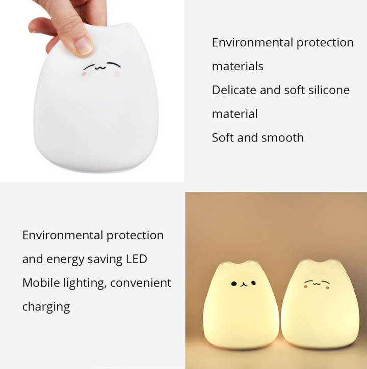 Squishy Cat Night Light