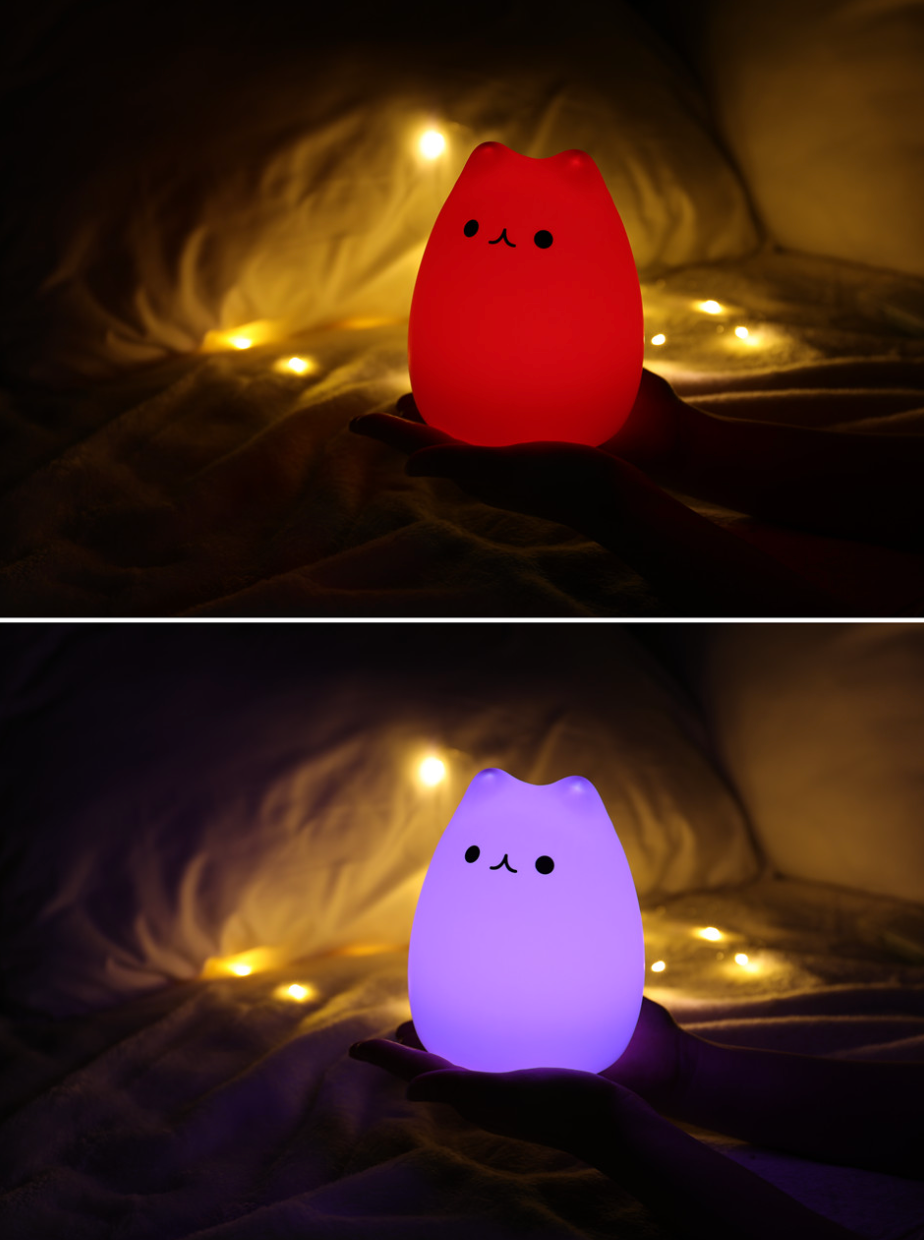 Squishy Cat Night Light