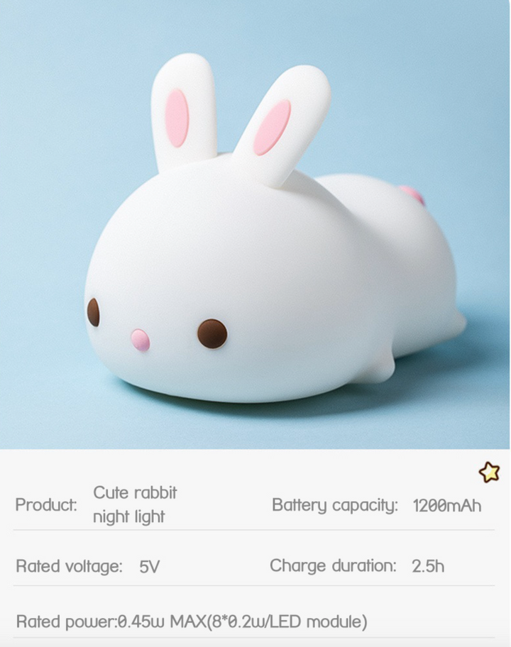 Squishy Bunny Night Light
