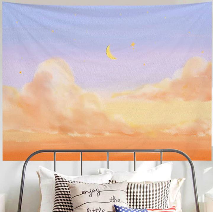 Translation missing: en.Orange Sky Painting Tapestry