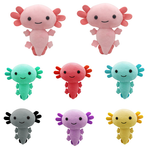 Translation missing: en.6 Different Colors Adorable Axolotl Plushies