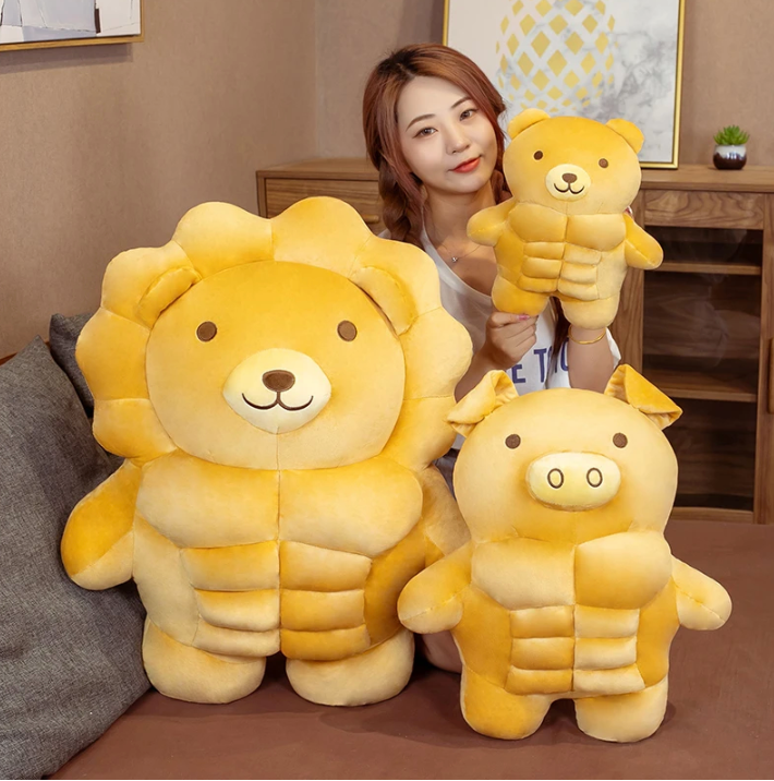 Funny Buff Animal Plushies