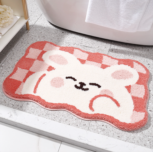 Translation missing: en.Adorable White Bunny Bath Mat