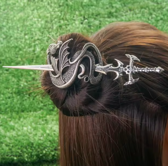 Translation missing: en.Ethereal Fantasy Sword Viking Dragon 6 Styles Hair Clip