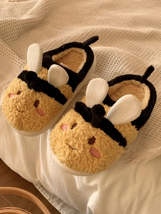 Translation missing: en.Kawaii Bee Winter Warm Slippers