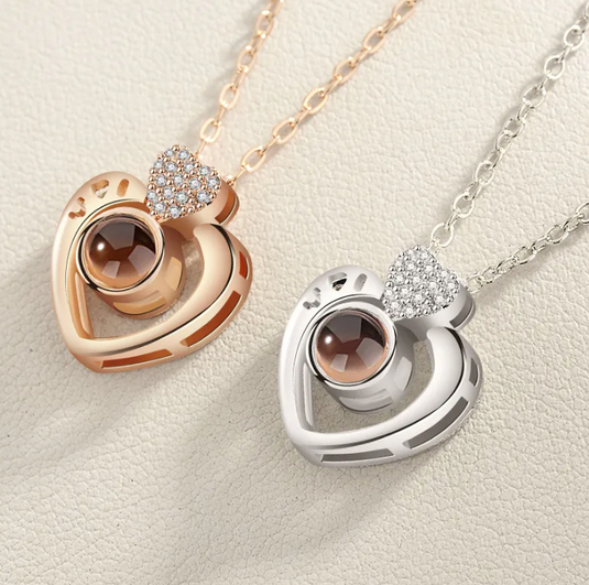 Translation missing: en.I Love You in 100 languages projection necklace