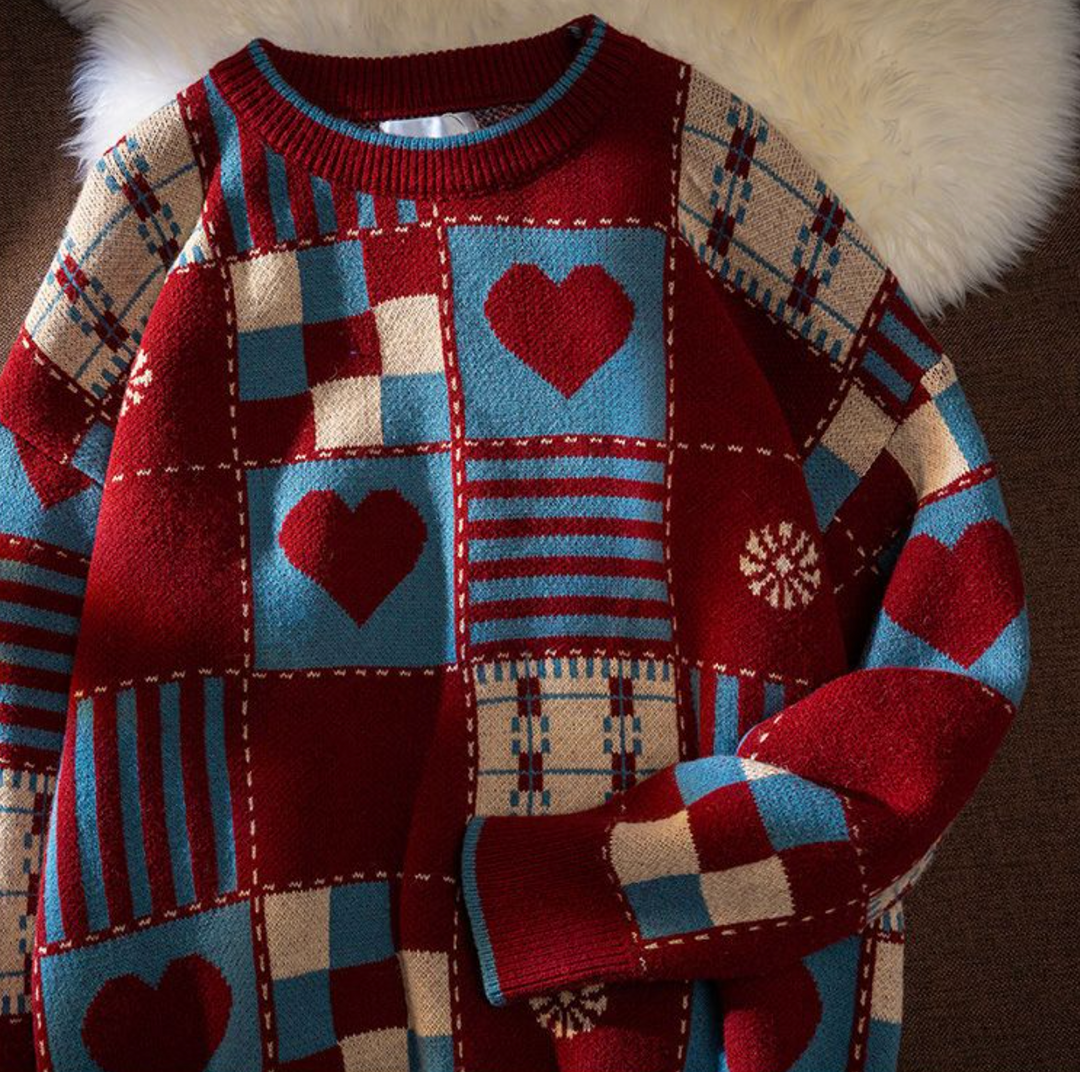 Cozy Autumn Hearts Sweatshirt