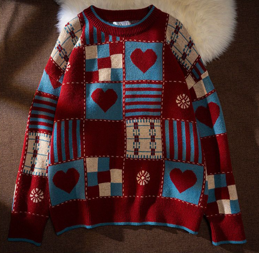 Translation missing: en.Cozy Autumn Hearts Sweatshirt