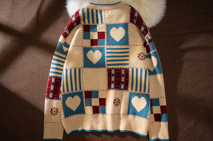 Cozy Autumn Hearts Sweatshirt