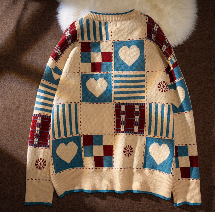 Cozy Autumn Hearts Sweatshirt