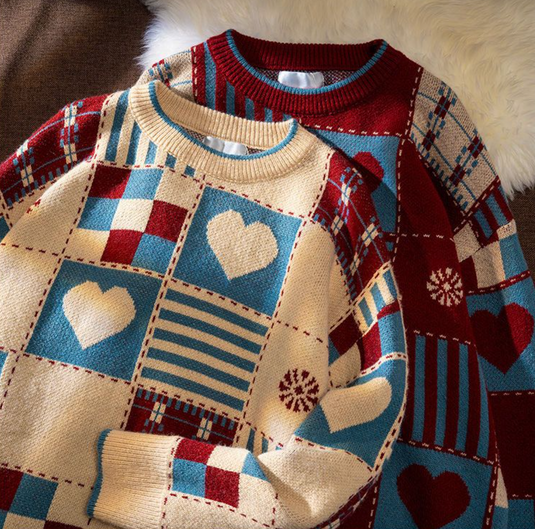 Translation missing: en.Cozy Autumn Hearts Sweatshirt