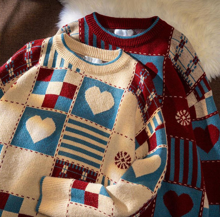 Cozy Autumn Hearts Sweatshirt