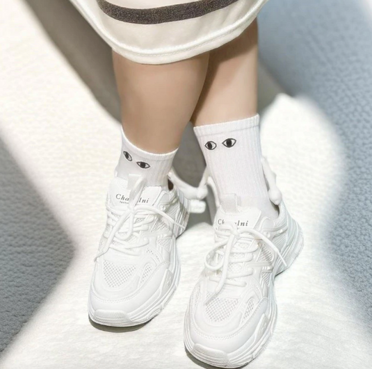 Translation missing: en.Embroidery Magnetic Cute Couple Pair of Socks