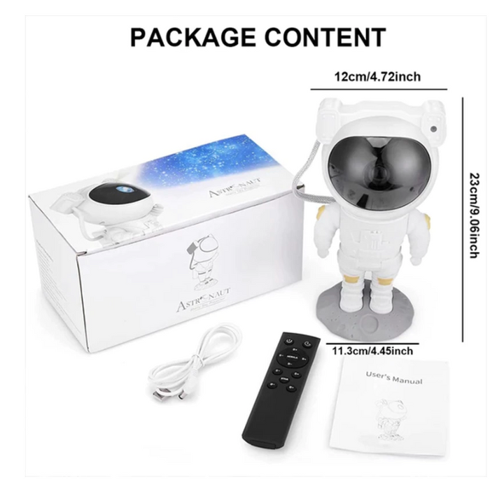 Astronaut Galaxy Projector Adjustable LED lights