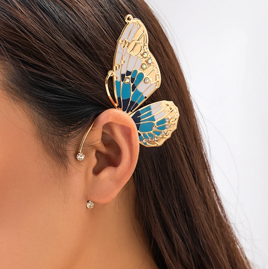 Butterfly Ear cuffs Without Perforation