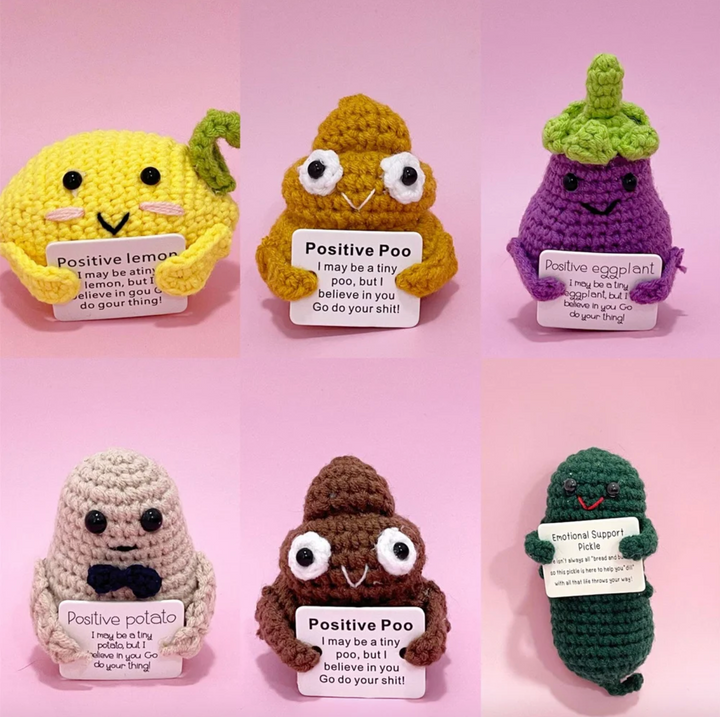 Handmade Crochet Positive Friends